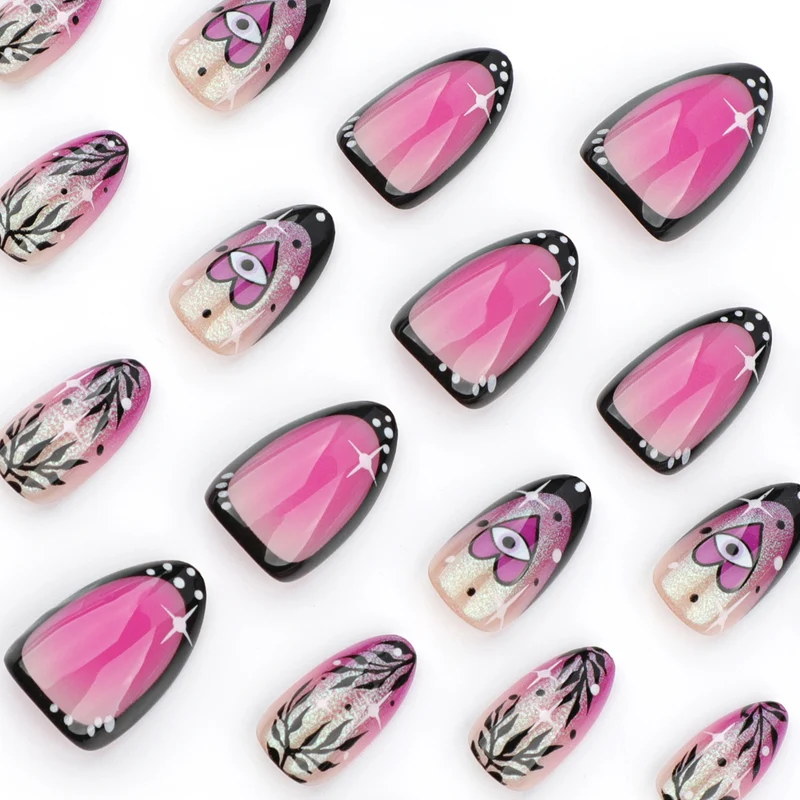 Artful nail art with floral design and glamorous accents Stornfield