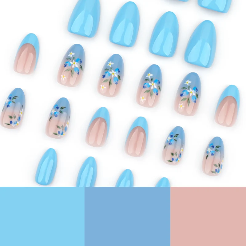 Artful Nail Art with Floral Design Stornfield