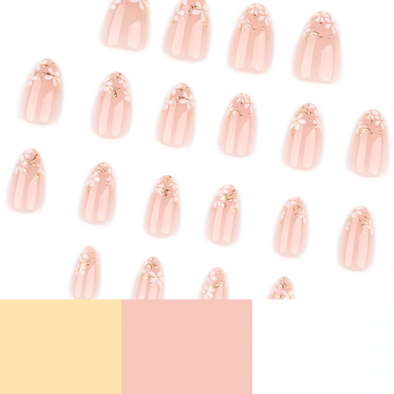 Artful nail art with floral design and glitter accents Stornfield