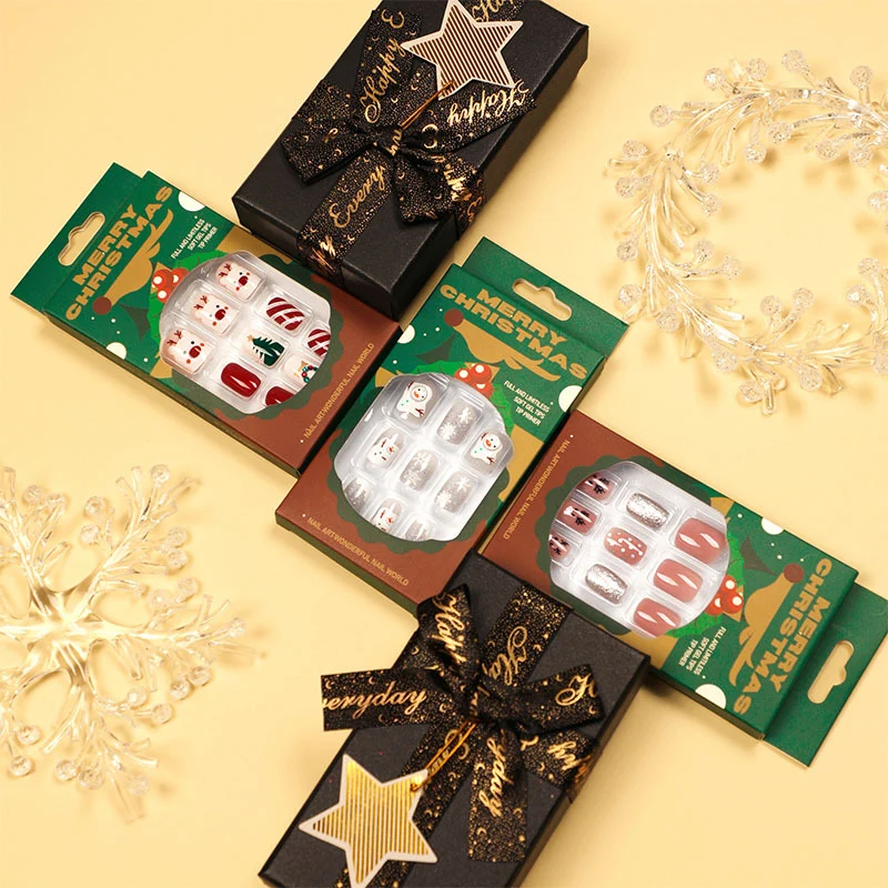 Artful Nail Art with Festive Accents Stornfield