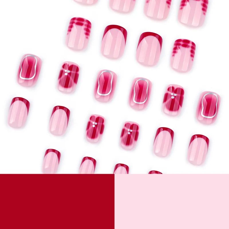 Artful nail art with gradient and glitter Stornfield