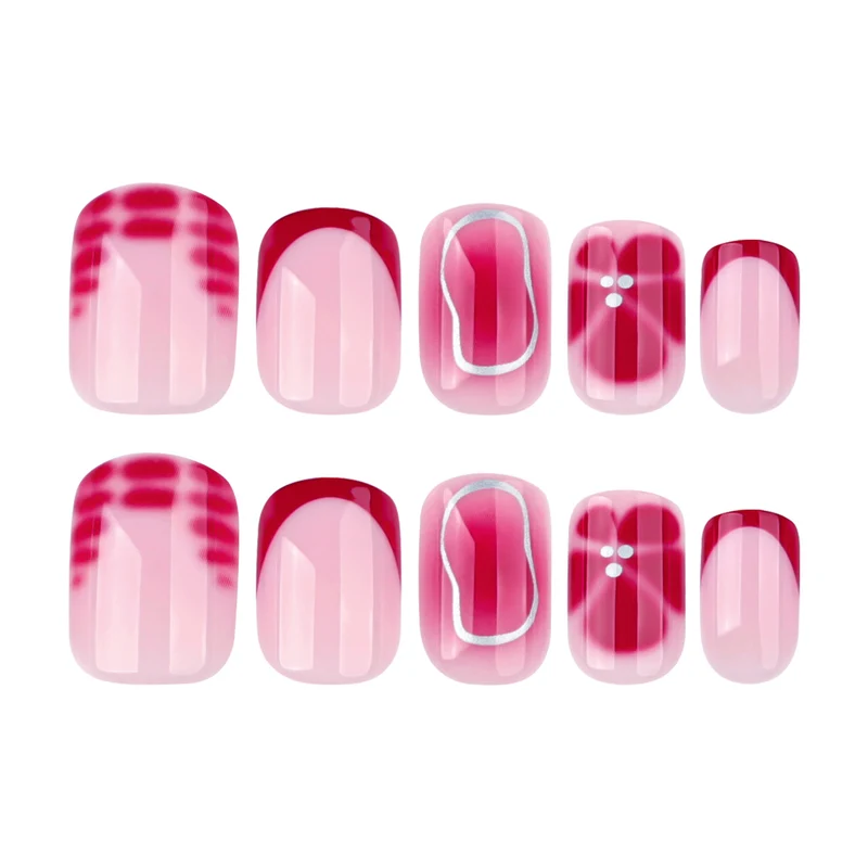 Artful nail art with gradient and glitter Stornfield