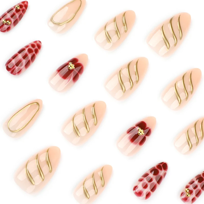 Artistic Nail Art with Elegant Embellishments Stornfield