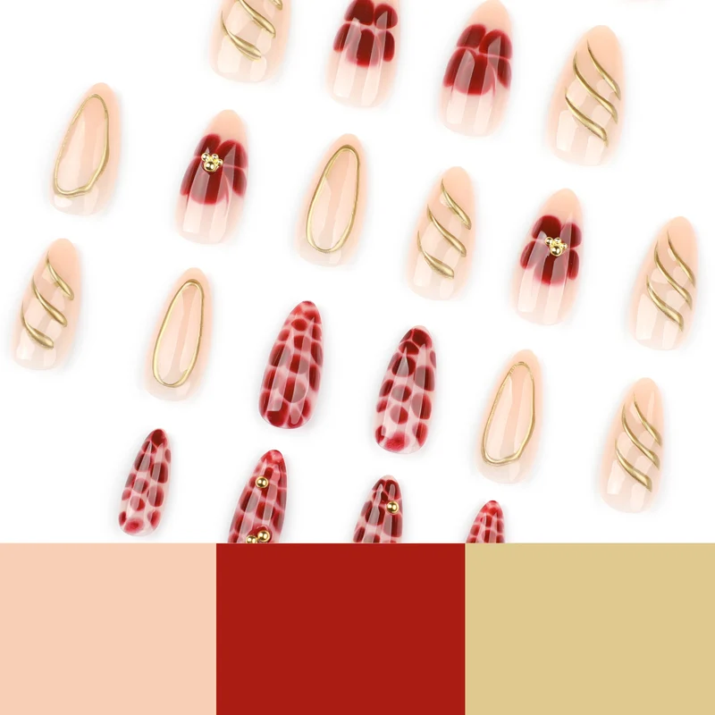 Artistic Nail Art with Elegant Embellishments Stornfield