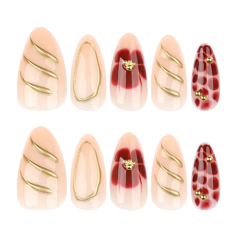 Artistic Nail Art with Elegant Embellishments Stornfield