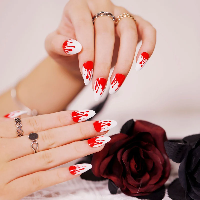 Artful Nail Art in Halloween Design Stornfield