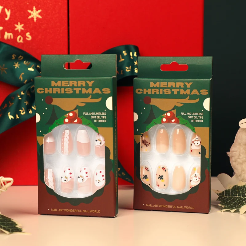 Artful Nail Art in Festive Winter Design Stornfield