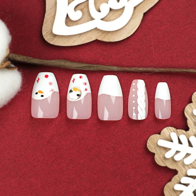Artful Nail Art in Festive Winter Design Stornfield