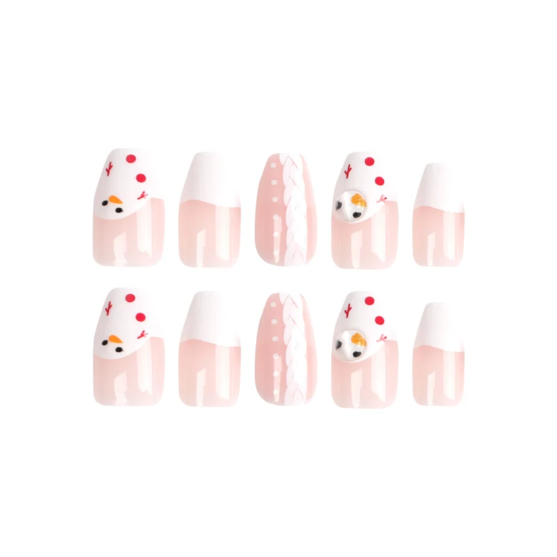 Artful Nail Art in Festive Winter Design Stornfield