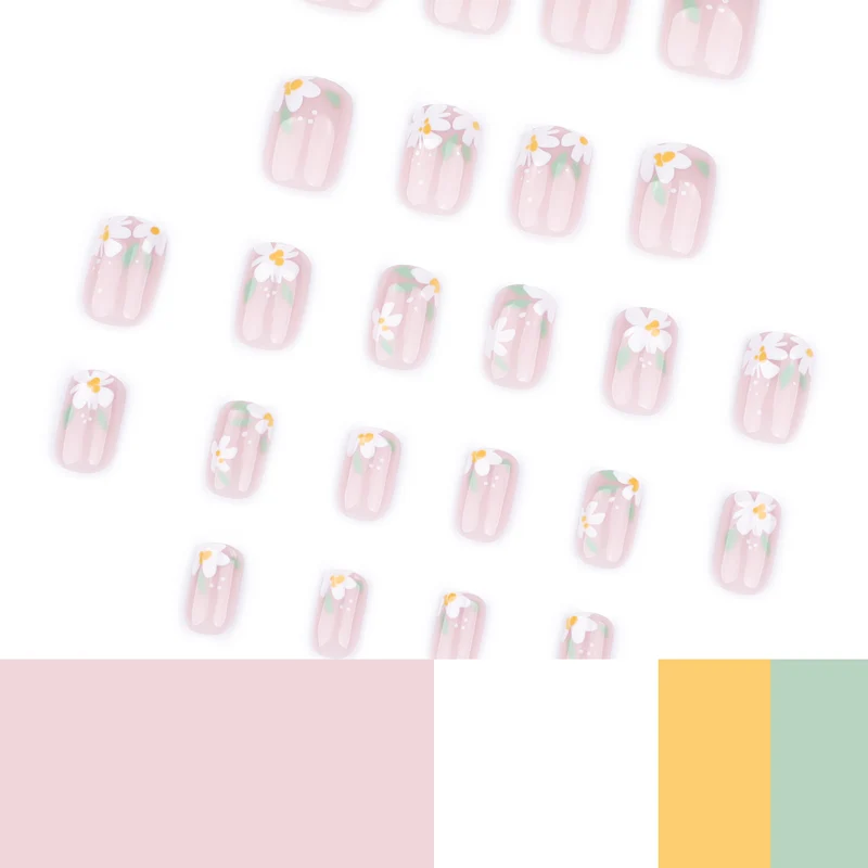 Artful Nail Art in Elegant Blossom Design Stornfield