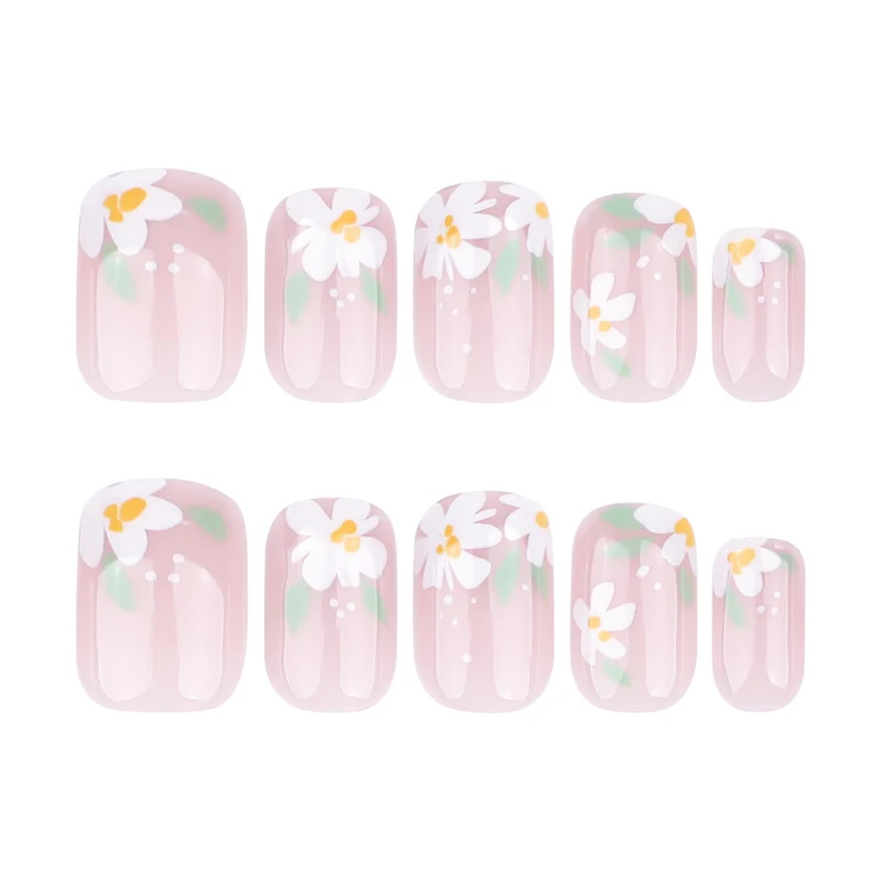 Artful Nail Art in Elegant Blossom Design Stornfield