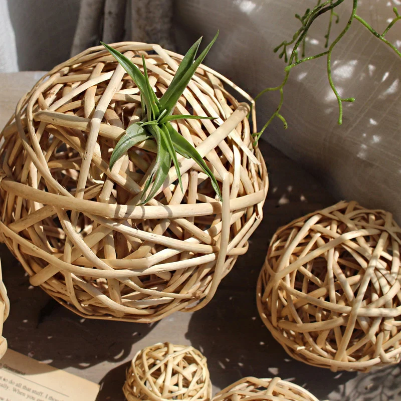 Dekorativer Naturmaterial Deko Ball Karnz