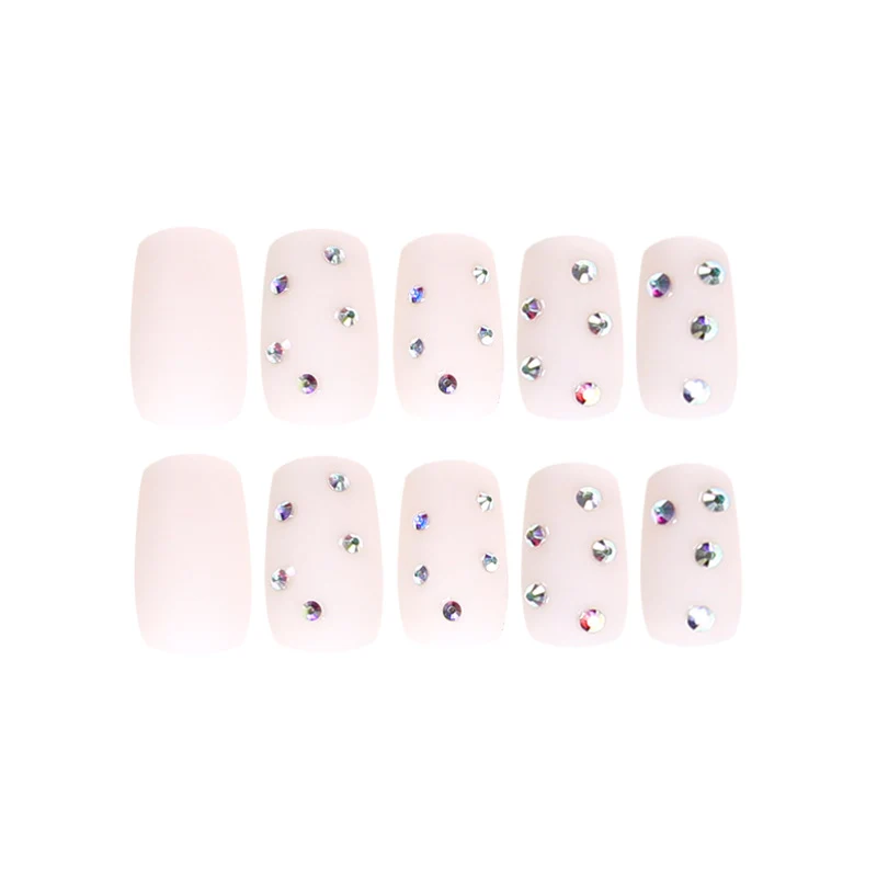 Artistic nail art with elegant rhinestone embellishments Stornfield