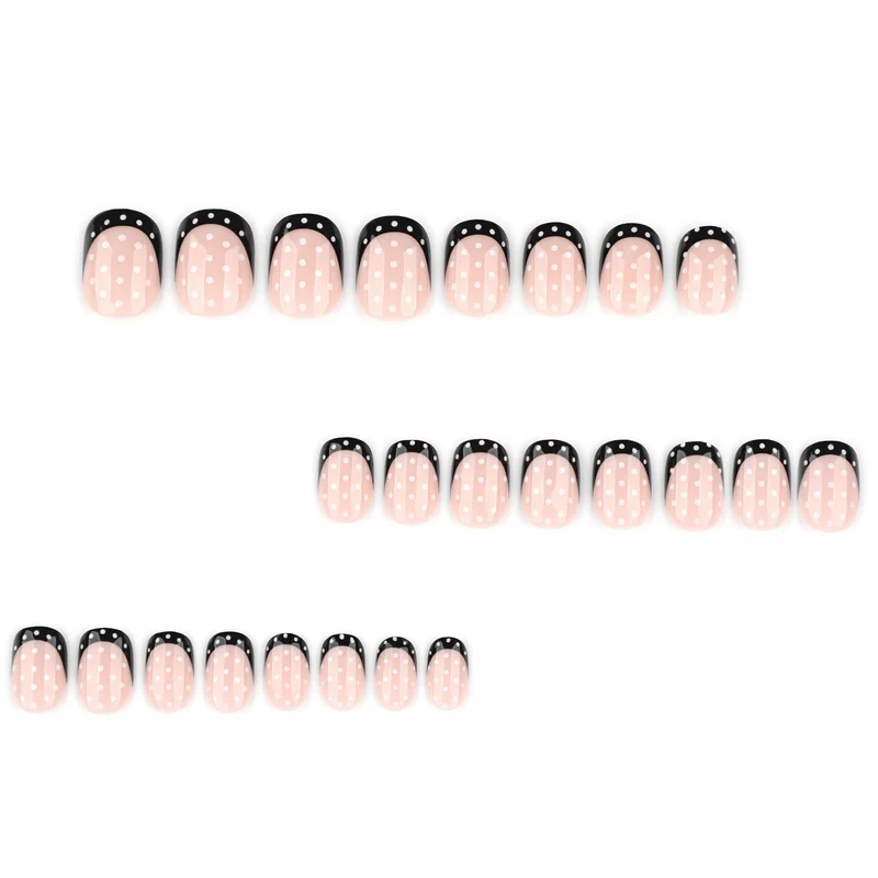 Artful nail art with elegant dots and ombre effect Stornfield