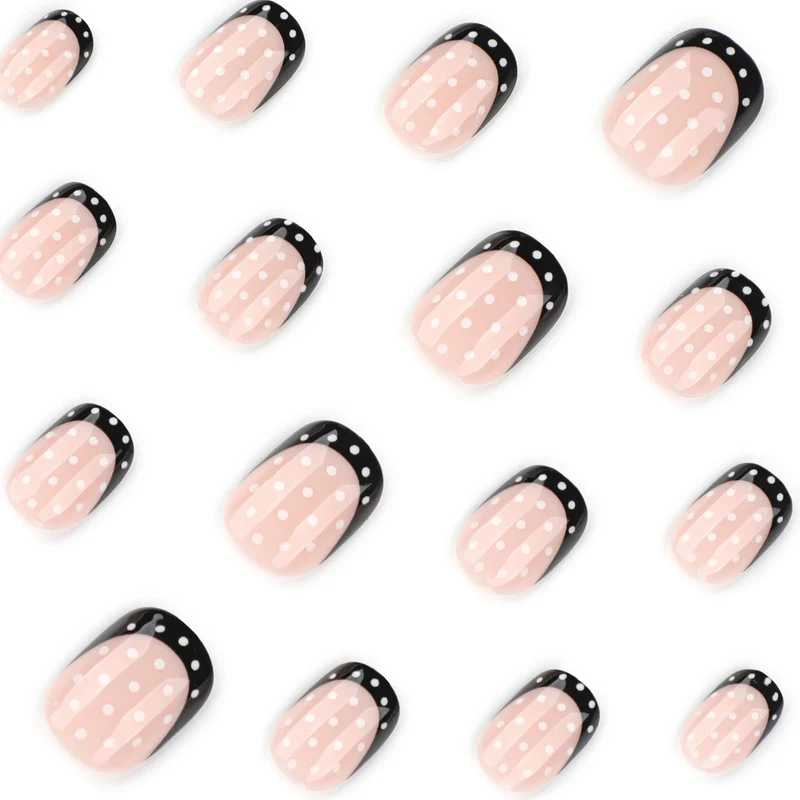 Artful nail art with elegant dots and ombre effect Stornfield