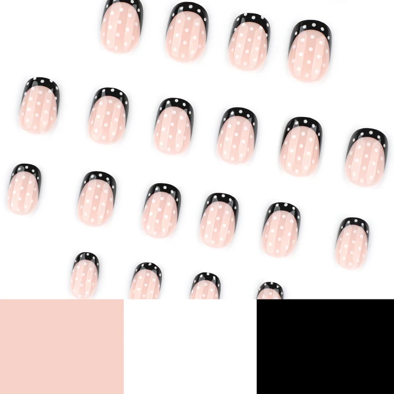 Artful nail art with elegant dots and ombre effect Stornfield