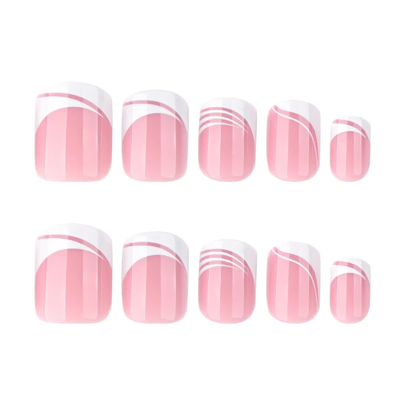 Artful Nail Art with Elegant Lines Stornfield