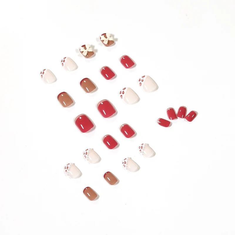 Artful nail art with elegant bow design Stornfield