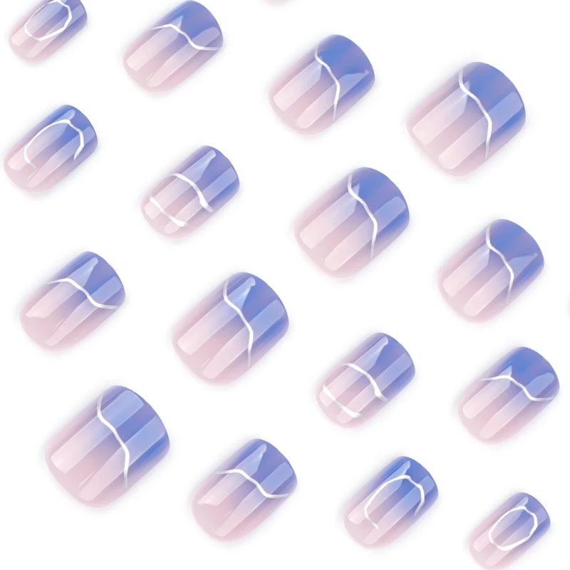 Artistic Nail Art with Elegant Ombre Design Stornfield