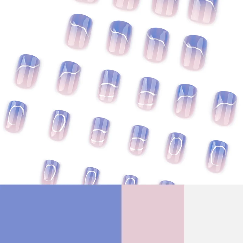 Artistic Nail Art with Elegant Ombre Design Stornfield