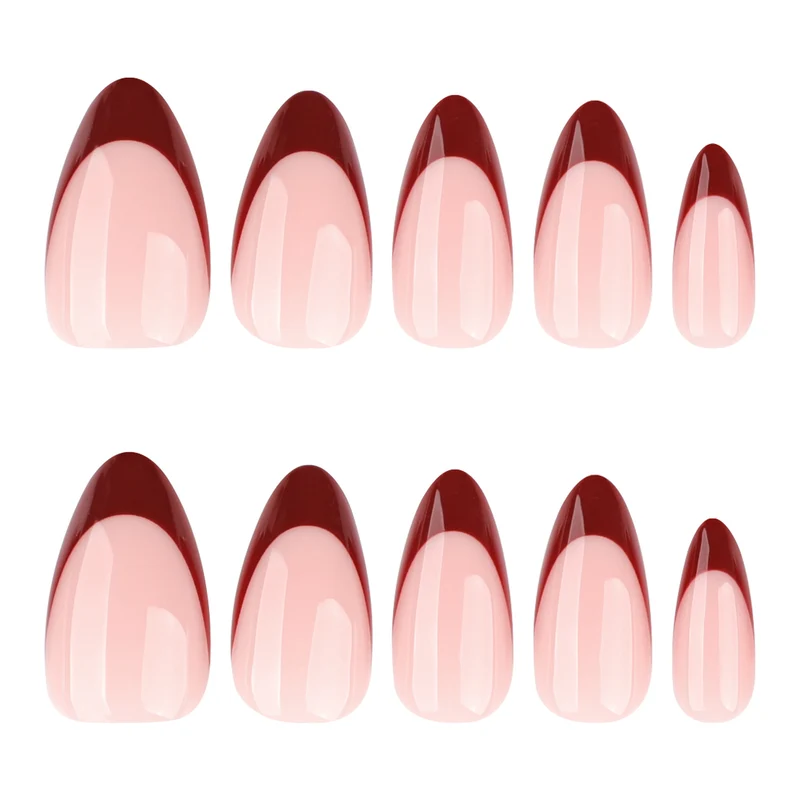 Artful Nail Art with Elegant French Tip and Atmospheric Design Stornfield