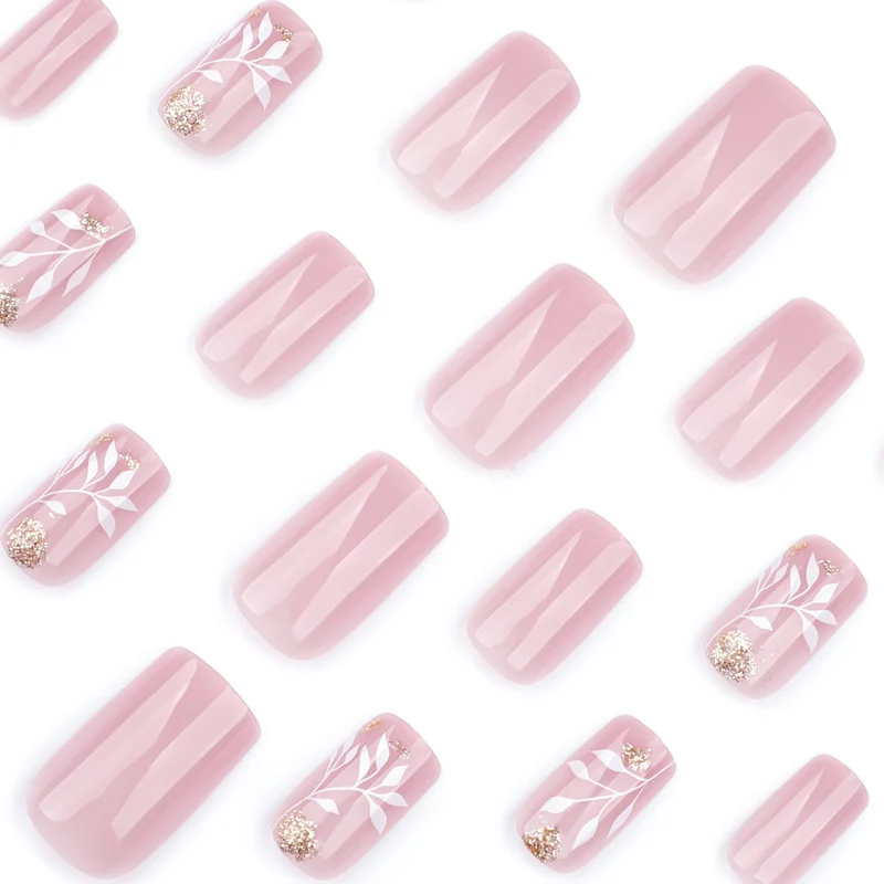 Artful nail art with elegant floral design Stornfield