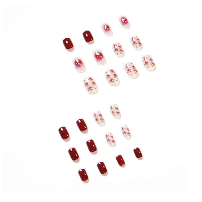 Artful nail art with elegant floral design Stornfield