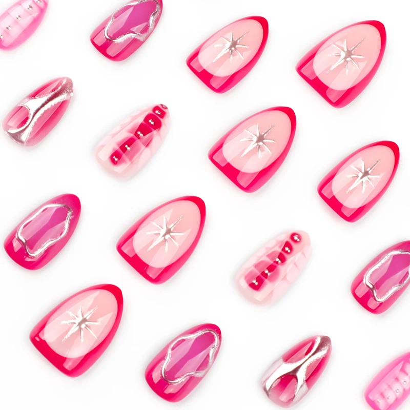 Artistic Nail Art with Decorative Effects Stornfield