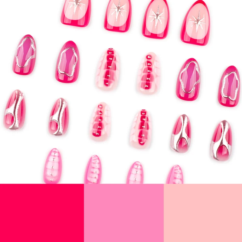 Artistic Nail Art with Decorative Effects Stornfield