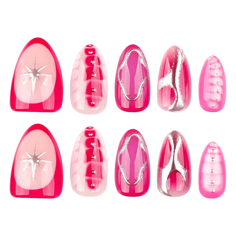 Artistic Nail Art with Decorative Effects Stornfield