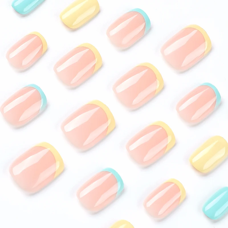 Artful Nail Art with Colorful Tips Stornfield