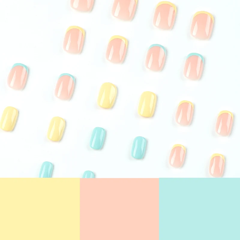 Artful Nail Art with Colorful Tips Stornfield