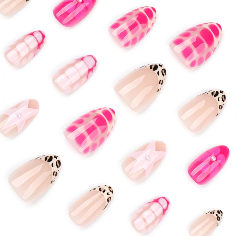 Artful nail art with colorful design and glitter accents Stornfield