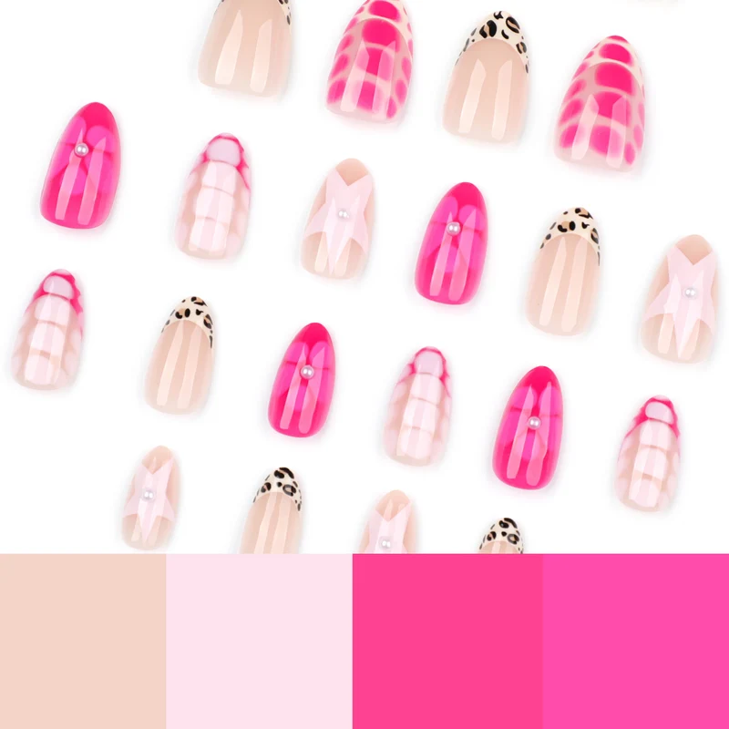 Artful nail art with colorful design and glitter accents Stornfield