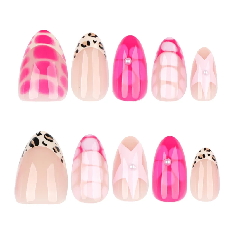 Artful nail art with colorful design and glitter accents Stornfield