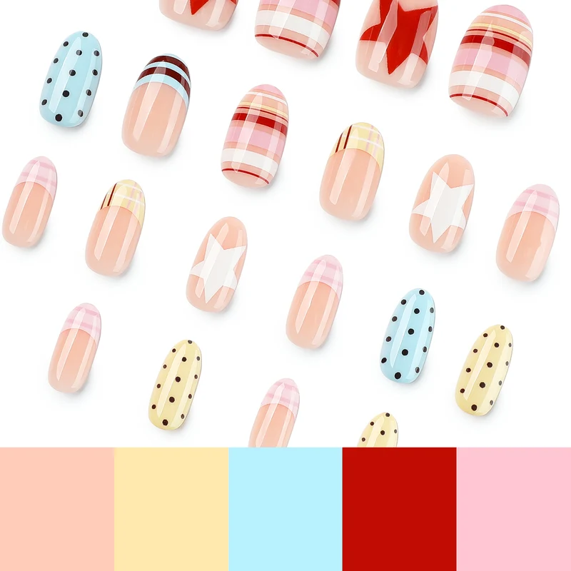 Artful Nail Art with Colorful Design Stornfield