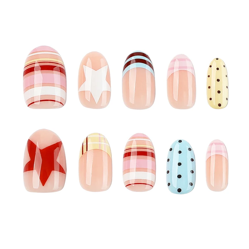 Artful Nail Art with Colorful Design Stornfield