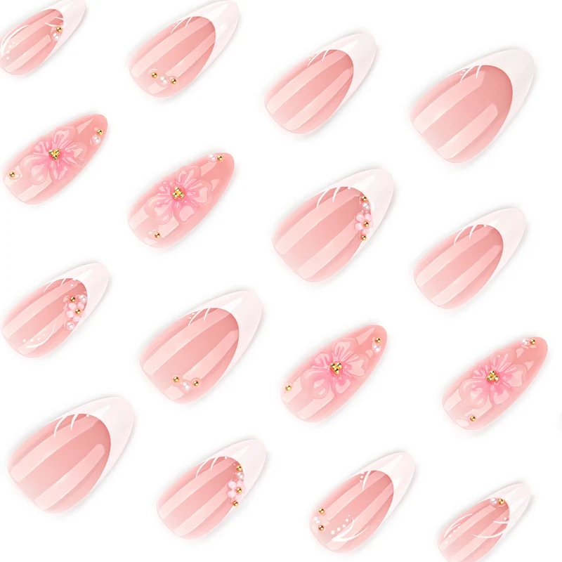 Artistic Nail Art with Flower-Embellished Accents Stornfield