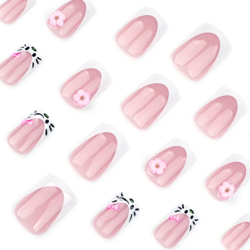 Artful Nail Art with Floral and Detail Decoration Stornfield