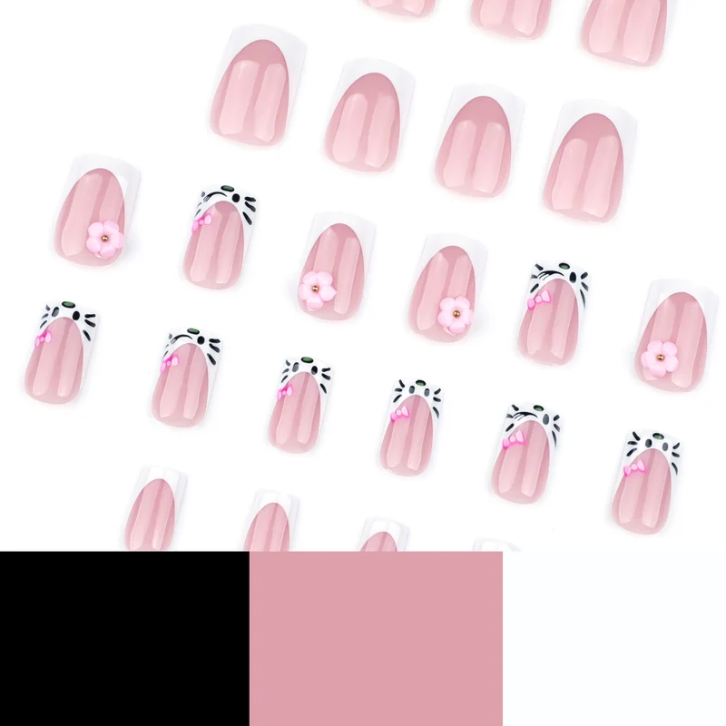 Artful Nail Art with Floral and Detail Decoration Stornfield