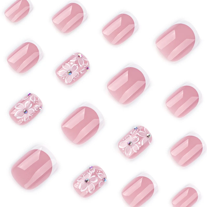 Artful Nail Art with Flower Design Stornfield