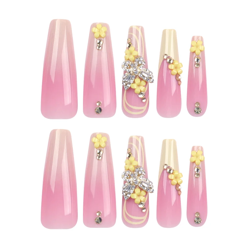 Artful Nail Art with Flower and Butterfly Accents Stornfield