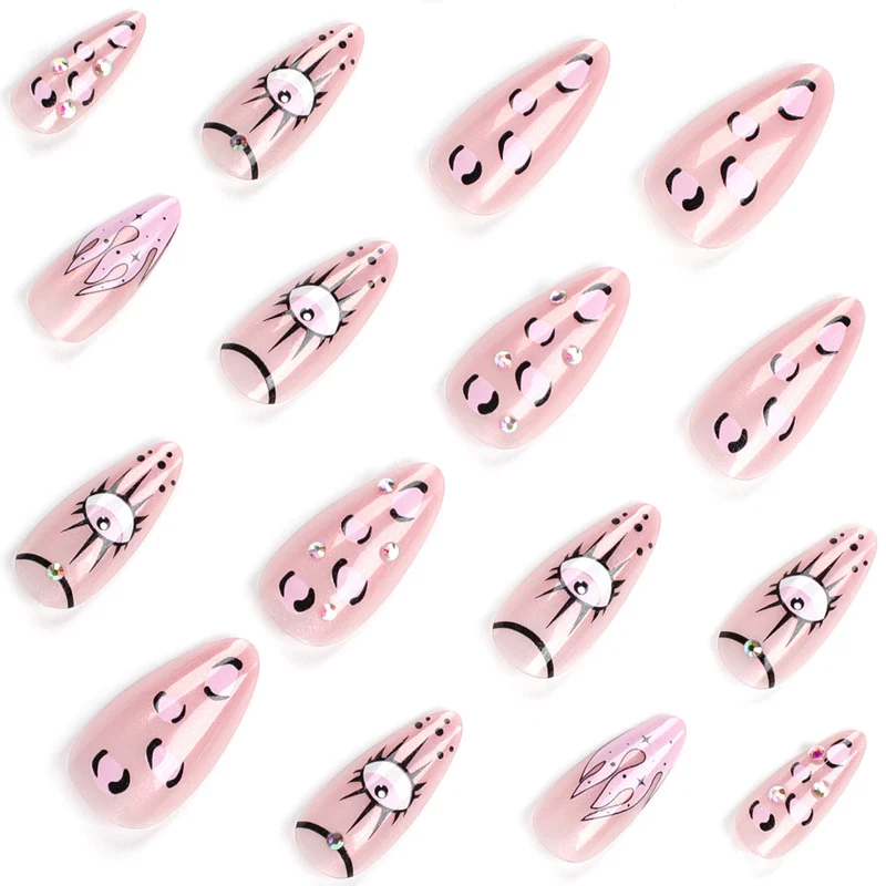 Artful nail art with extravagant designs and sparkling accents Stornfield