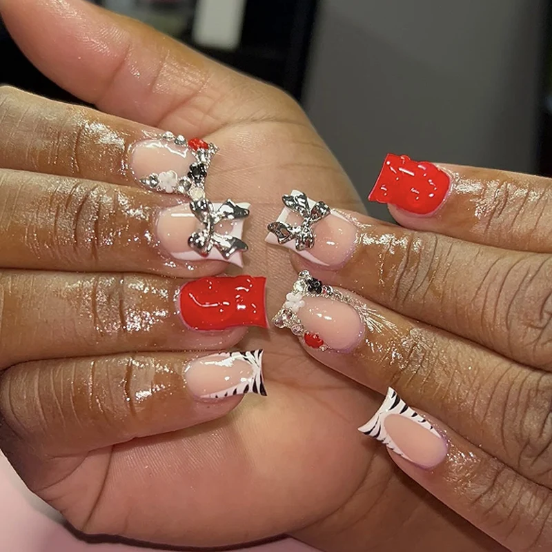 Artistic Nail Art with 3D Embellishments Stornfield