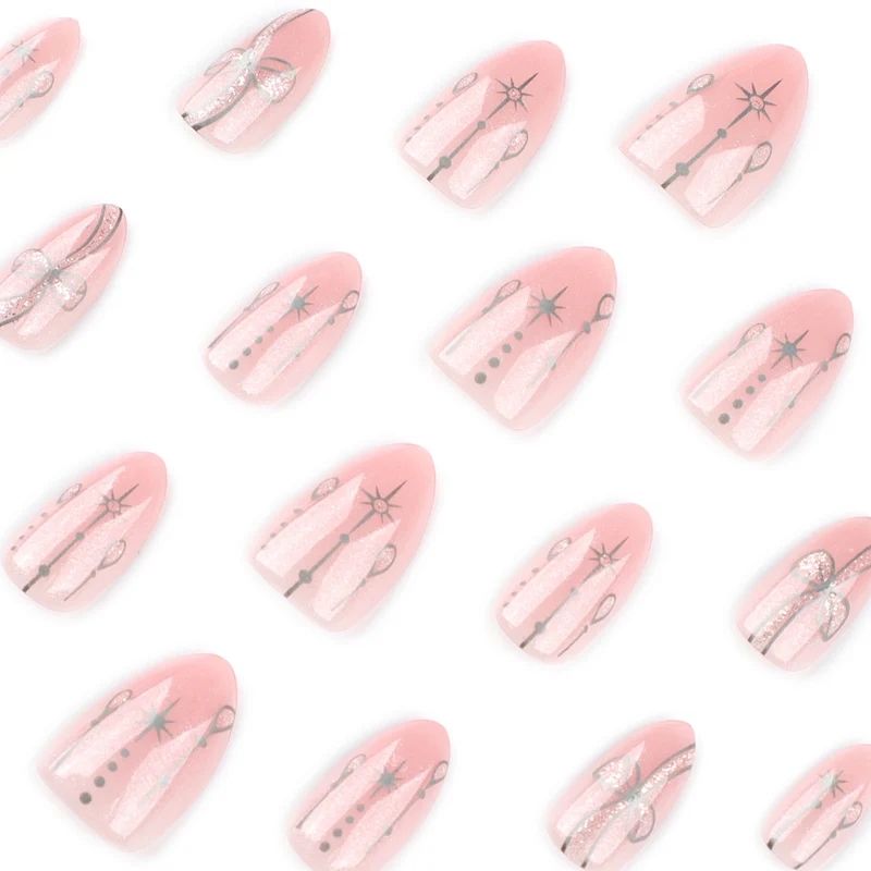 Artful glamour nail art with glossy accents Stornfield