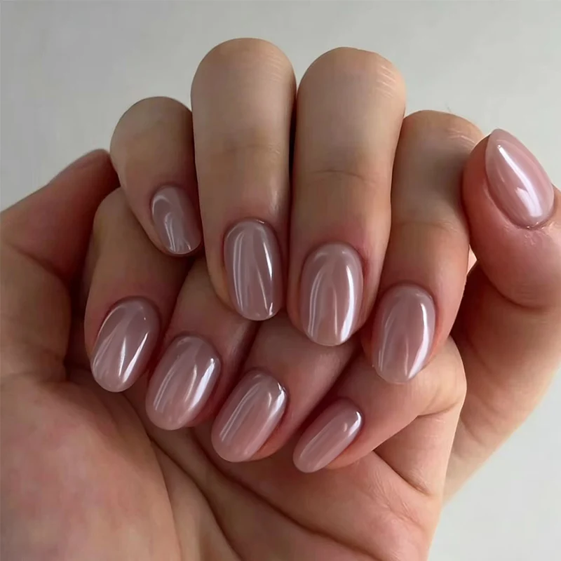 Artistic Gel Nails with Glossy Finish Stornfield