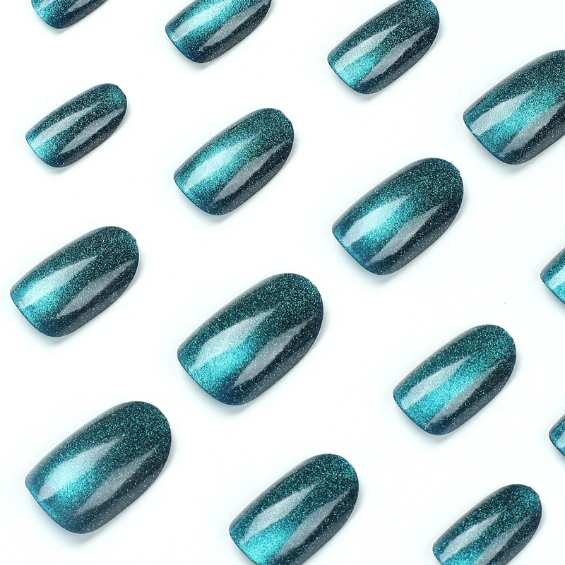 Artful Gel Nails with Shimmering Gradient Stornfield