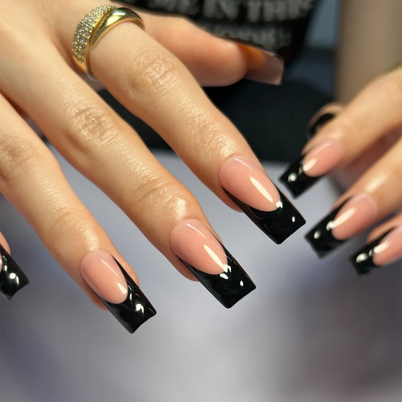Artistic gel nails with modern color gradients and elegant tips Stornfield