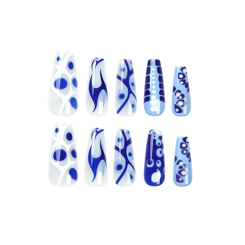 Artistic Gel Nails with Modern Color Design Stornfield