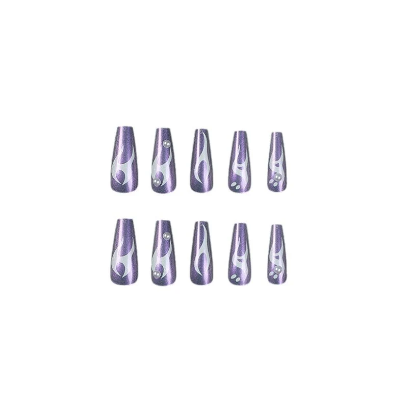 Artful Gel Nails with Holographic Accents Stornfield